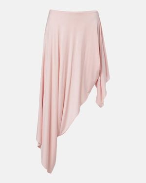 Maison Margiela Asymmetric Midi Skirt - Pink