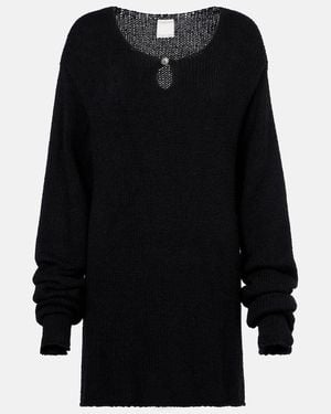 Calvin Klein Pullover Aus Baumwolle, Seide Und Kaschmir - Schwarz