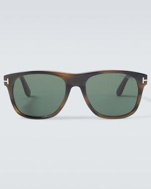 Tom Ford Marlon Rectangular Sunglasses - Green