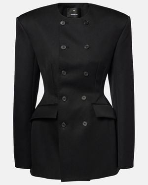 Wardrobe NYC Twill Blazer Dress - Black