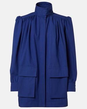Chloé Jacke Aus Baumwoll-Canvas - Blau