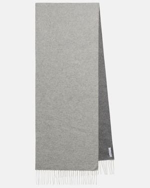 Gabriela Hearst Bufanda Blaine De Seda Y Cachemir Con Flecos - Gris
