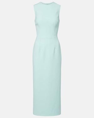 Safiyaa Jodi Crepe Midi Dress - Blue