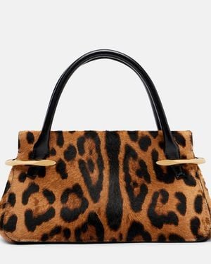 Givenchy Schultertasche Pinch Mini Aus Kalbshaar - Braun