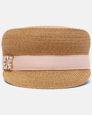 Roger Vivier Baseballcap Broche Vivier - Natur