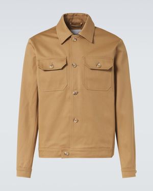 King & Tuckfield Cotton Jacket - Natural