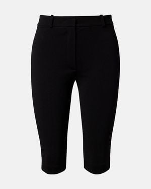 Magda Butrym Mid-Rise Capri Pants - Black