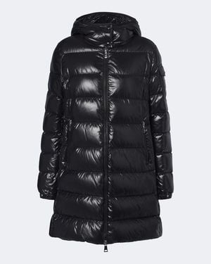 Moncler Abrigo De Plumas Courcelles Con Capucha - Negro