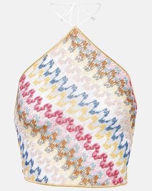 Missoni Halter Neck Multicolored Top