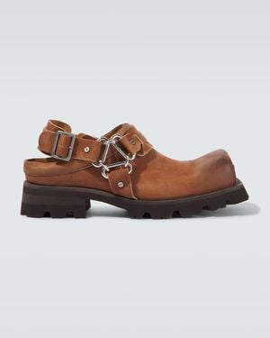 Acne Studios Slippers Aus Leder - Braun