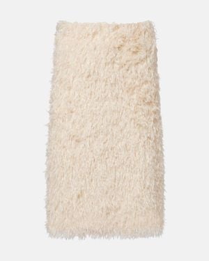 TOTEME High-Rise Pencil Skirt - Natural