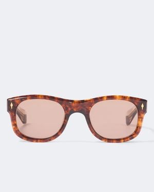 Jacques Marie Mage Amilcar Square Sunglasses - Pink
