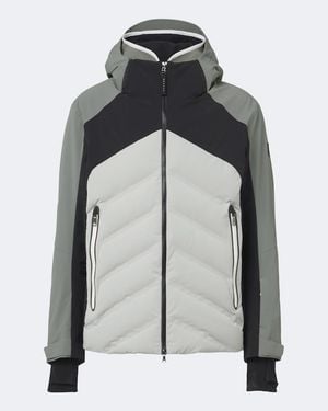 Bogner Bahri Hooded Down Ski Jacket - Gray