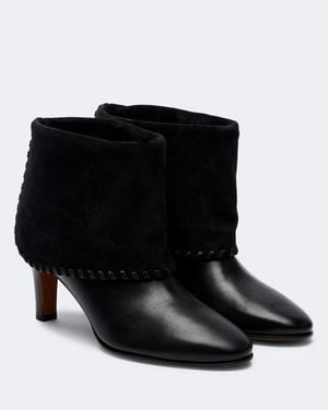 Zimmermann Alchemy Suede-Trimmed Leather Ankle Boots - Black