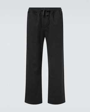 Saman Amel Gerade Hose Aus Kaschmir - Schwarz