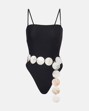 SAME Shell Disc Swimsuit - Black