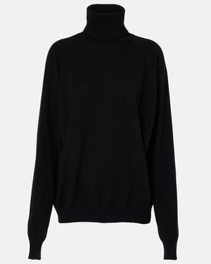 Saint Laurent Cashmere Turtleneck Jumper - Black