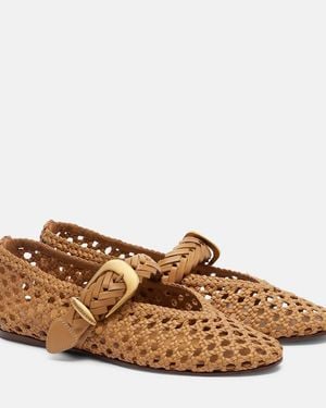 Zimmermann Mary-Jane-Ballerinas Alchemy Aus Leder - Braun