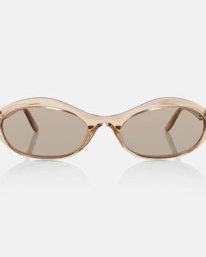 Magda Butrym Oval Sunglasses - Brown