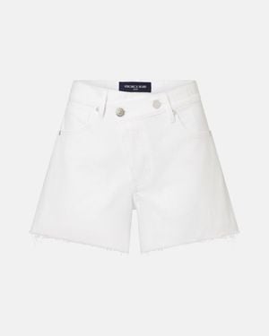 Veronica Beard Ellis Denim Shorts - White