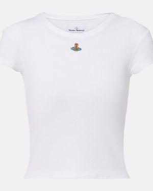 Vivienne Westwood Baby Peru Orb Jersey T-Shirt - White