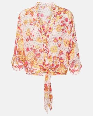 Poupette Azia Floral Shirt - Pink