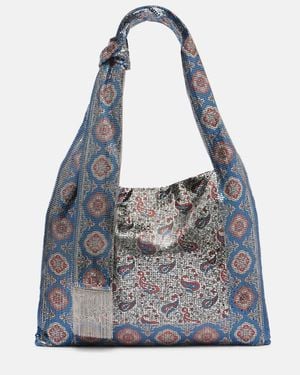 Rabanne Paisley Tote Bag - Blue