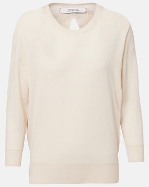 Dorothee Schumacher Pullover Refined Essentials - Weiß