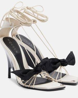 McQueen Wedge-Sandalen Koko - Weiß