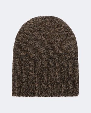 LeKasha Gorro Malmo De Cachemir - Marrón