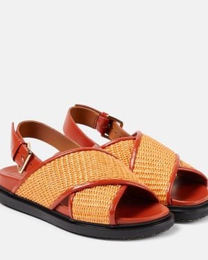 Marni Sandalen Fussbet - Braun
