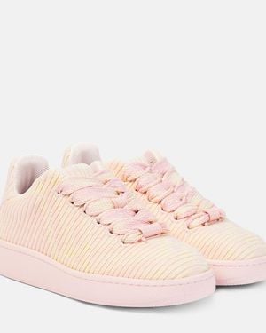 Burberry Knit Mini Sneakers For - Pink