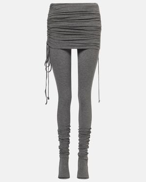 The Attico Jersey Jumpsuit - Gray