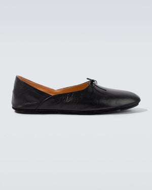 Tom Ford Bow-Detail Leather Loafers - Black