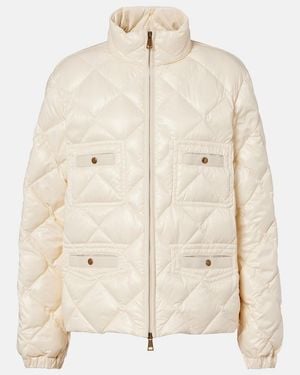 Moncler Lavaret Quilted Down Jacket - Natural