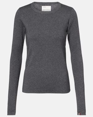 Extreme Cashmere N°392 Eel Cotton And Cashmere T-Shirt - Gray