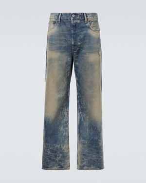 Acne Studios 2021 Distressed Wide-Leg Jeans - Blue