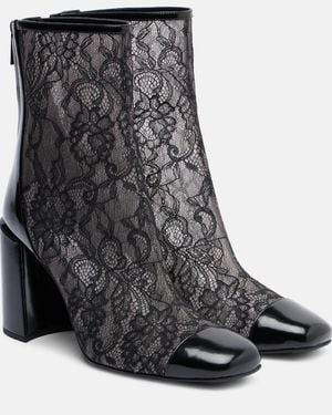 Jimmy Choo Heeled Ankle Boots 'Kisu' - Black