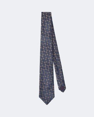 Charvet Silk Jacquard Tie - Blue