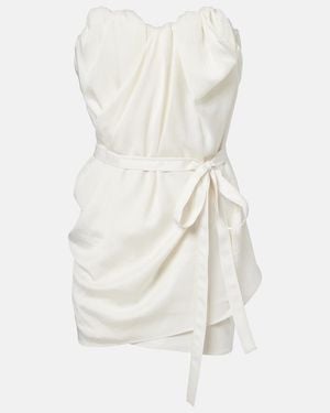 Vivienne Westwood Susana Draped Corset Dress - White