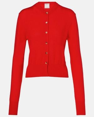 Calvin Klein Cardigan Lila Aus Wolle - Rot