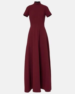 Emilia Wickstead Malinda Crepe Gown - Red