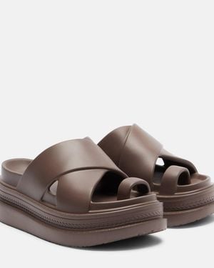 Sacai Platform Slides - Brown