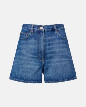 Valentino Denim Shorts - Blue