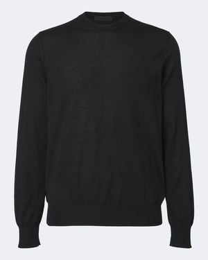 Saman Amel Pullover Remy Aus Kaschmir Und Seide - Schwarz