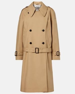 Acne Studios Trenchcoat Aus Baumwollsatin - Natur