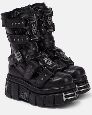 Vetements X New Rock botas Gamer con plataforma - Negro