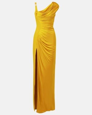 Versace Medusa '95 Pleated Gown - Metallic