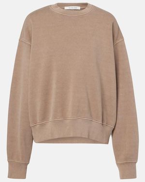SLVRLAKE Denim Cotton Jersey Sweatshirt - Natural