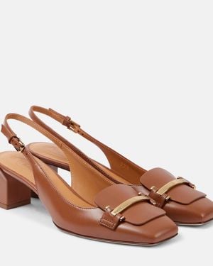Tod's Slingback Pumps - Brown